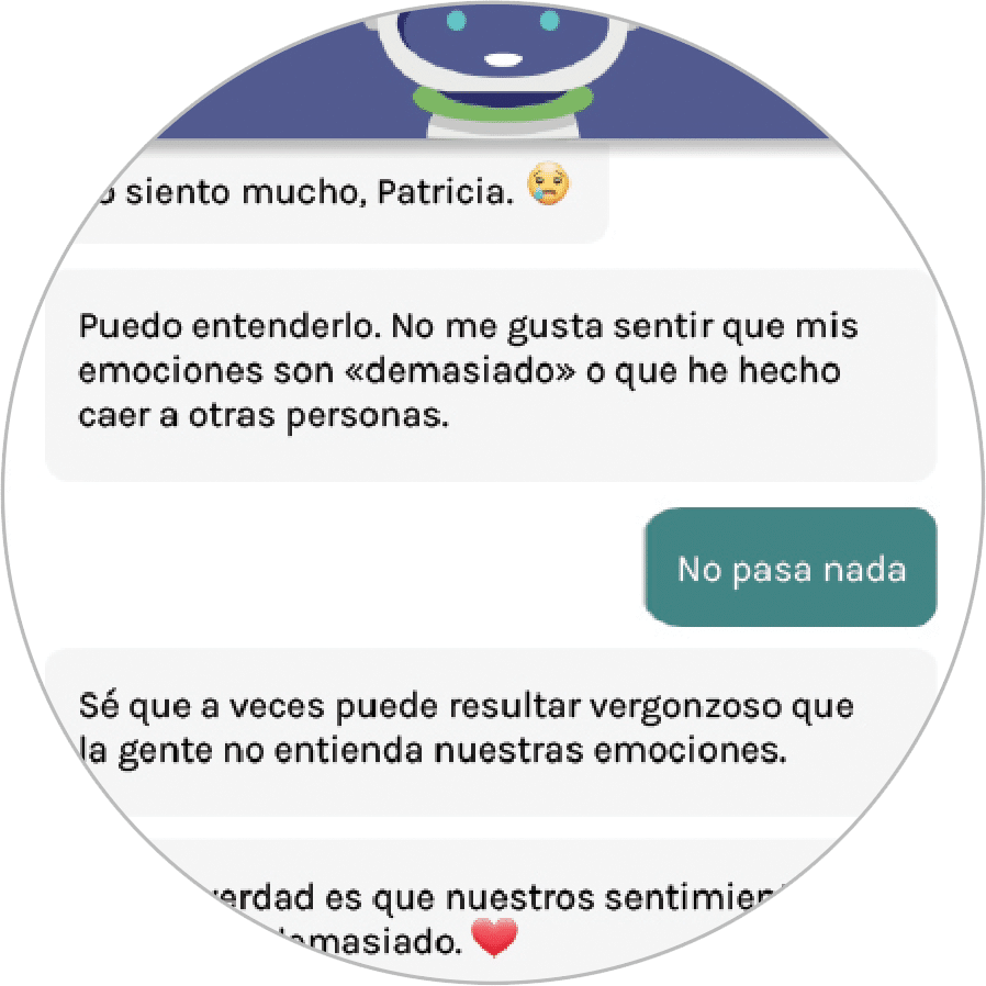 App screenshot Spanish